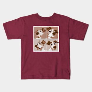 Happy Tails: Expressive Dog Moods IV Kids T-Shirt